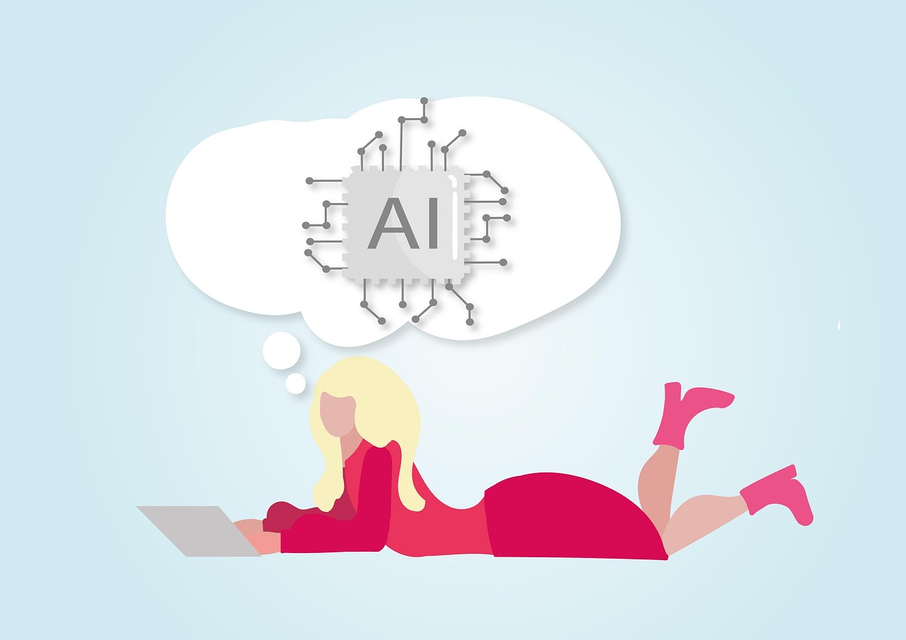 Developer at a desk watching AI code suggestions in a code editor